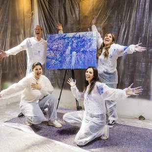 Action Painting, Teamevent, Kunst