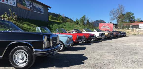 Mit Oldtimer den Starnberger See umrunden