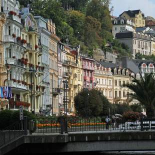 Zu Gast in der wunderschönen Stadt Karlsbad Die historische Altstadt von Karlsbad