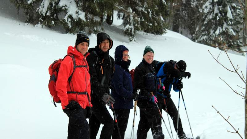 Schneeschuhwandern im Schwarzwald
