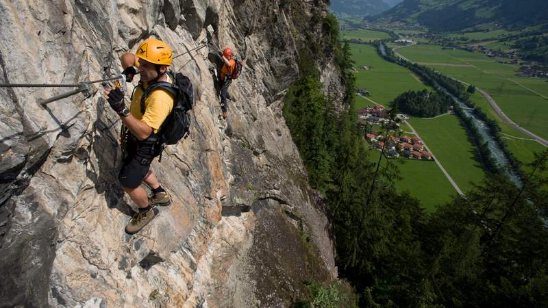 Geführte Klettersteigtour im Zillertal