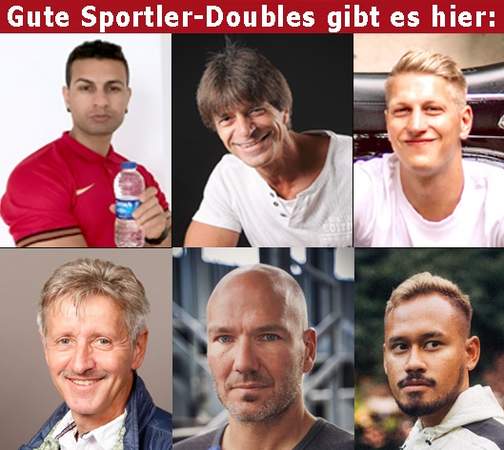 Sportler- und Fußballerdoubles Sportler-Doubles