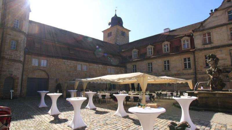 Innenhof Schloss Thurnau Schloss Thurnau