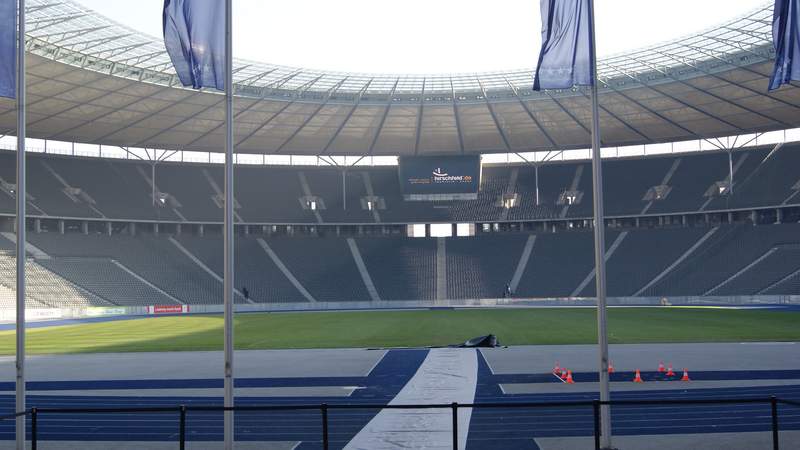Innenraum des Olympiastadions Berlin