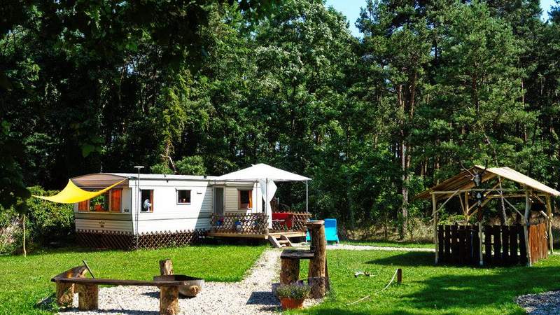 Das Spreewaldcamp Tagen im Grünen