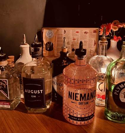 Umfangreiches Gintasting