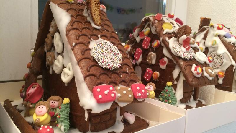 Lebkuchenhäuschen basteln