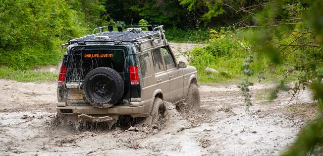 Offroad Action im Gelände