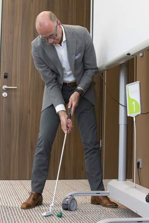 Tagungsraum als Golfplatz Tagungsgolf, teamförderndes Rahmenprogramm