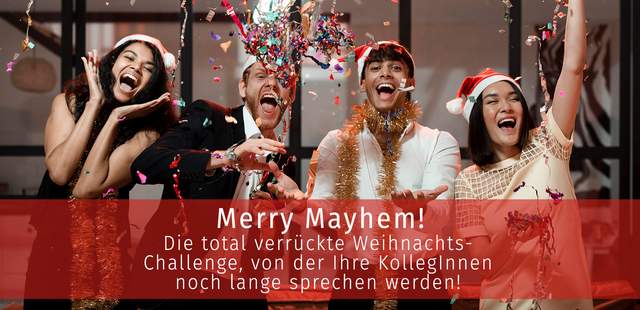 Merry Mayhem - Die total verrückte Weihnachtsfeier! Merry Mayhem - Die total verrückte Weihnachts-Challenge!