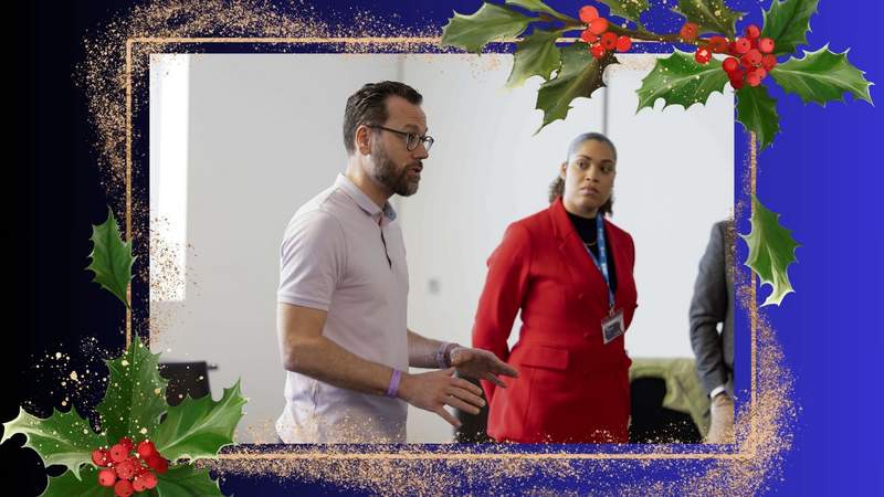 Niemand allein im Team - X-Mas trifft Impro