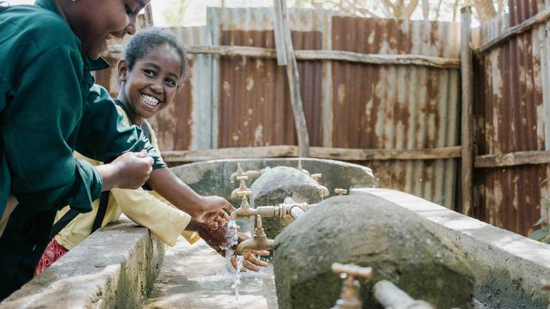 Projektbild Handwaschanlage in Äthiopien