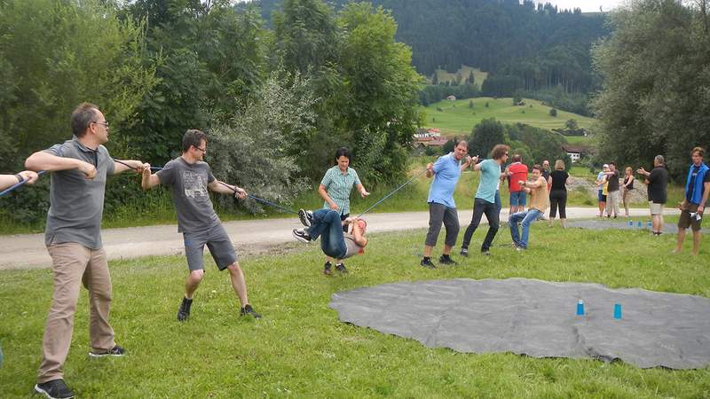 Teamchallenge im Allgäu