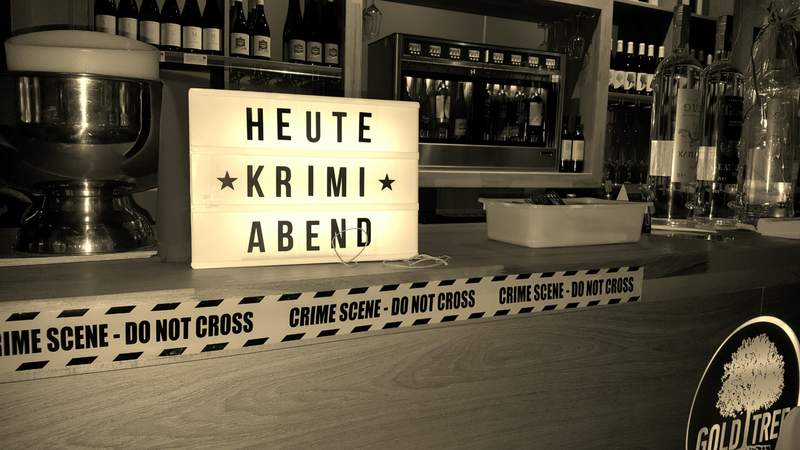 KRIMI 10 Krimi-Keller-Abend inklusive Weinverkostung