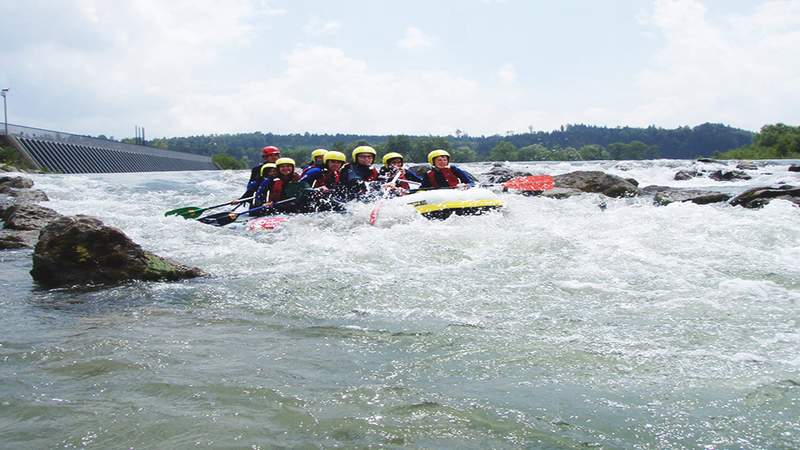 Kanu Raft Event – Floating River im Allgäu