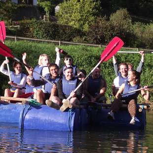 Floßfahrt am Neckar - Grillen (BBQ) 1 Tag XXL