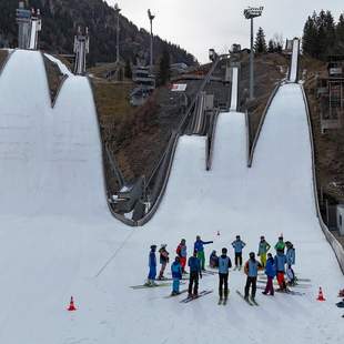 Vier Schanzen Oberstdorf Ski Sprung