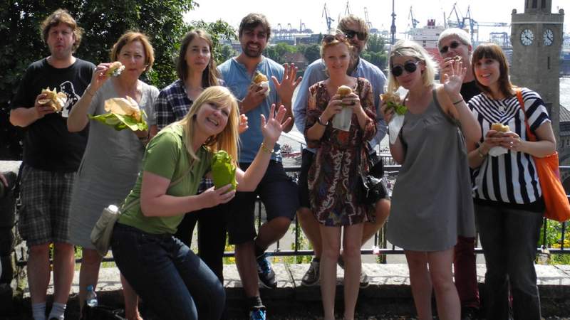 Gruppenfoto Maritimer Rundgang Hamburg