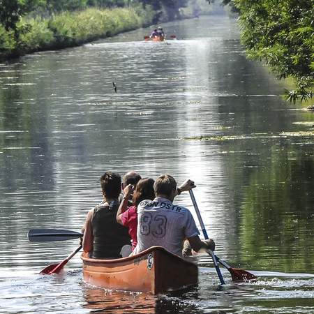 Paddeln auf der Niers, Bootstour Niers, Niers, paddeln, Paddelpauschale