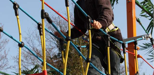 Mobiler Kinderhochseilgarten - CO2 neutral