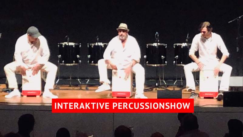 Trommelshow zum Mitmachen mit Drum Olé