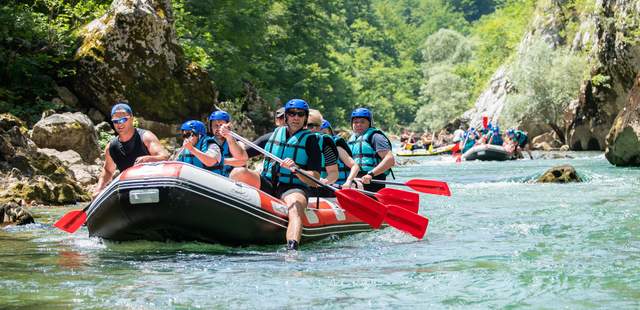 Rafting im Team