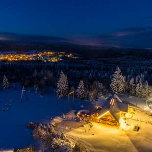Gelände Winter Foto vom Rothaus-Turm