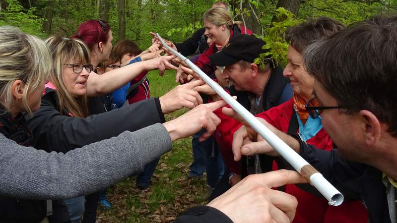 Geocaching+ "grüne Lunge" Dresdner Heide