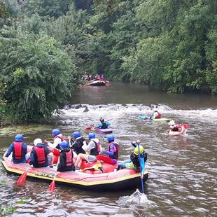 Rafting auf dem Rhein