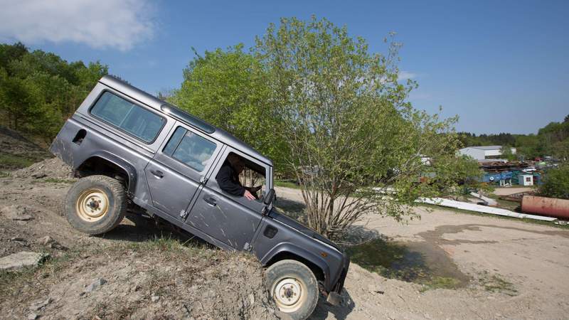 Ofroad fahren beim Betriebsausflug Offroad Betriebsausflug im AdventureSteinbruch