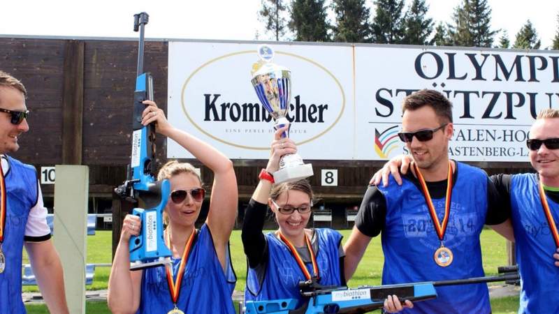 Biathlon-Team-Event im Sauerland