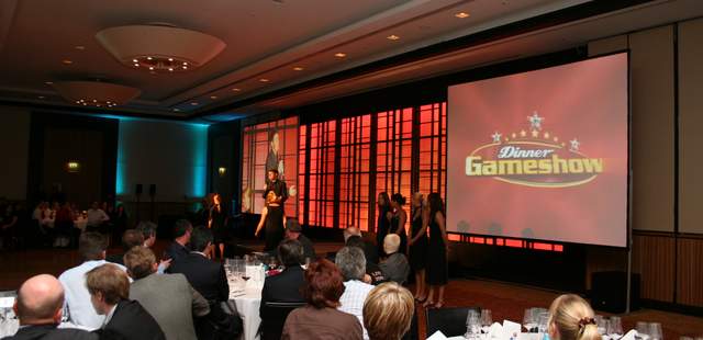 Die Dinner Gameshow DIE DINNER GAMESHOW ... Teamevent am Abend