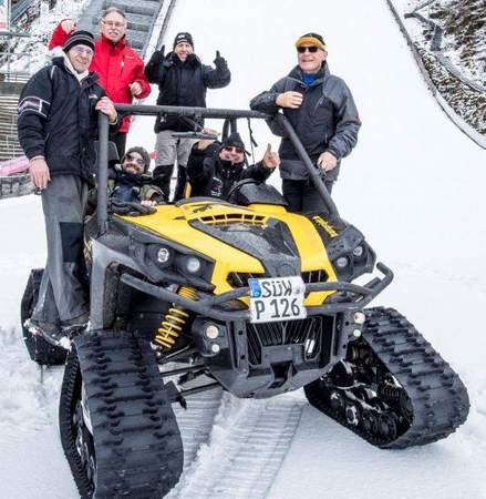 Winter Quad Parcours | Schneemobil-Parcours