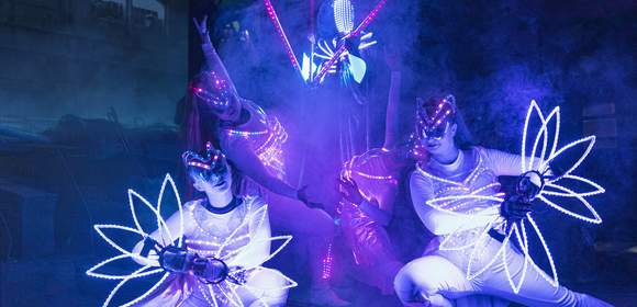 LED-Technologie in der Kombination mit professionellem Tanz
