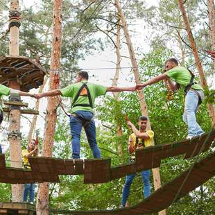 HüttenEvent Aktivitäten Klettergarten