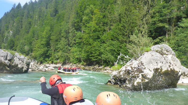 Action Rafting Tour Saalach Bayern