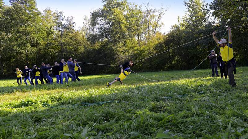 Der Spaß-Team-Parcours