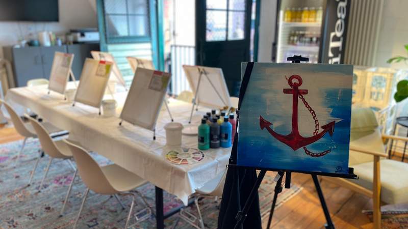 Kunstwerke, Kunstworkshop, Puzzle Painting, Teamworkshop, Hamburg