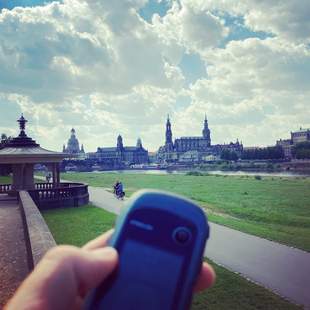 Geocaching+ im Dresdner Großstadtdschungel