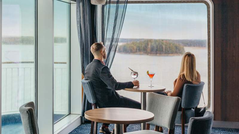 Deck 11 auf den Finnlines-Fähren