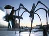 Die berühmte Spinne vor dem Guggenheim Museum