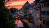 Bamberg Brücke am Abend Bamberg Brücke