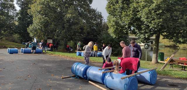 Teambuilding mit TMS + Floßbau & Floßfahrt