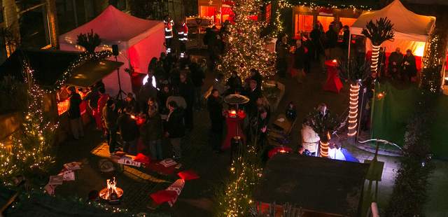 mobiler Weihnachtsmarkt Weihnachtsfeier