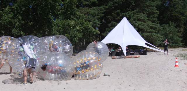 Bubble Soccer als Teamevent in Hamburg