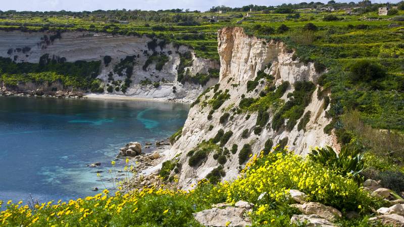 Dingli Cliffs Malta - Sonnendestination im Winter
