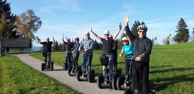 herrliche Panorama-Tour mit dem Segway