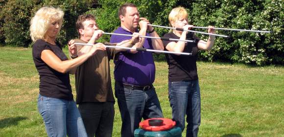 Betriebsausflug Teamevent Moorhuhn Jagd