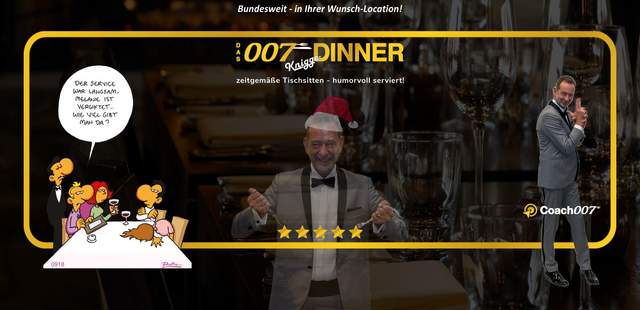 Coach007 | serviert humorvoll Tischsitten