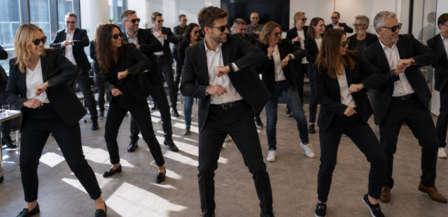 Men in Black Dance Workshop / Secret Agent Team Event